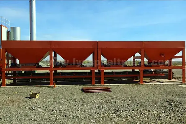 asphalt mixing plant installed in Russia 2